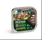Монж д/к Cat BWild Grain Free стерилизованных беззерновые кабан с овощами ж/б 100 гр
