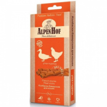 Колбаски баварские утка+курица для кошек, 3шт AlpenHof