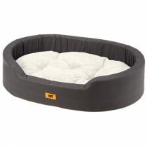 Софа DANDY 45 F для собак и кошек (Черный с серым мехом)