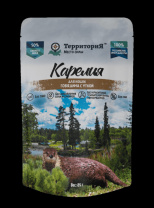 Территория Карелия д/к влажный говядина с уткой 85 гр