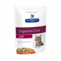 Влажный диетический корм для кошек Hill's Prescription Diet i/d Digestive Care при расстройствах пищеварения, жкт, с лососем 85 г 