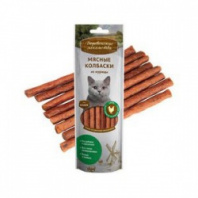 Лакомство Деревенские лакомства Мясные колбаски для кошек из курицы  8шт 79711595 (45г) 