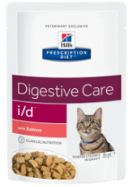 Влажный диетический корм для кошек Hill's Prescription Diet i/d Digestive Care при расстройствах пищеварения, жкт, с курицей 85 г 