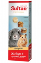 Султан Ассорти д/грызунов морковь/фрук/орех