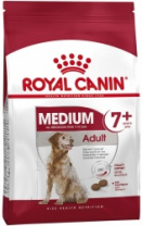 Корм для взрослых собак средних размеров Royal Canin Medium Adult 7+ сухой от 7 лет и старше, 4 кг