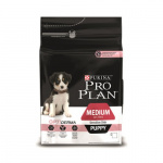 Сухой корм Pro Plan® для щенков средних пород с чувствительной кожей, с высоким содержанием лосося, Пакет, 12 кг