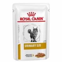Корм для кошек при мочекаменной болезни Royal Canin Urinary S/O,консервированный диетический, соус, 0,085 кг 