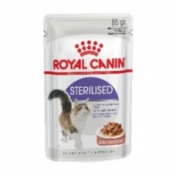 Корм для стерилизованных взрослых кошек Royal Canin Sterilised Корм консервированный соус, 85г 