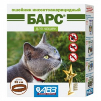 Барс ошейник инсектоакарицидный д/кошек, 35 см Барс ошейник инсектоакарицидный д/кошек, 35 см