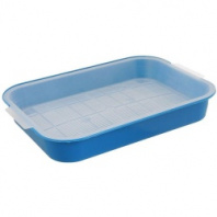 Туалет Gamma для кошек с прозрачной сеткой Пг-08100 (40х28х6см) Туалет Gamma для кошек с прозрачной сеткой Пг-08100 (40х28х6см)