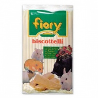 Лакомство Fiory Biscottelli бисквиты для грызунов с ягодами  2020 (30г)