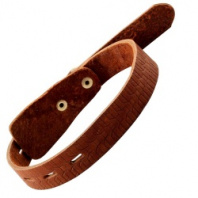 Ошейник Gamma одинарный безразмерный из кожи  Ц3-02000 (2.5х60см)