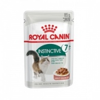 Корм для кошек Royal Canin Intinctive 7+ Корм консервированный для кошек старше 7 лет (мелкие кусочки в соусе), 85г 