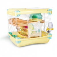 Клетка Триол "Парк Приключений" 4040 27,5х20,5х25см д/грыз с переходами эмаль*6