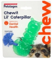 Petstages игрушка для собак Mini "ОРКА гусеница" 12 см