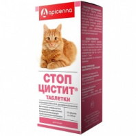 Стоп Цистит таблетки для кошек 120 мг (15 таб/уп)