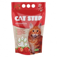 Наполнитель CAT STEP силикагелевый с ароматом клубники 3,8л 20363006 (1,81кг) Наполнитель CAT STEP силикагелевый с ароматом клубники 3,8л 20363006 (1,81кг)