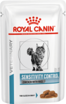 Корм для кошек при пищевой аллергии Royal Canin Sensitivity Contro Canine Duck&Rice, сухой диетический, соус, 85г 