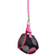 Комплект поводок шлейка жилетка д/средних собак