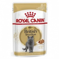 Корм для кошек Royal Canin British Shorthair Adult Корм для взрослых британских короткошерстных кошек, соус, 85г 