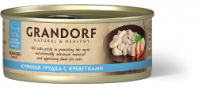 Консервы GRANDORF для кошек куринная грудка с креветками 70 гр 