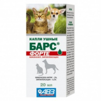 Барс Форте капли ушные, 20 мл 