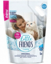 Наполнитель Littl Frends силикогелевый оргигинал для туалета 5 л пакет 