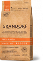 Сухой низкозерновой корм GRANDORF для собак Юниоров всех пород ягненок с рисом 12 кг Сухой низкозерновой корм GRANDORF для собак Юниоров всех пород ягненок с рисом 12 кг