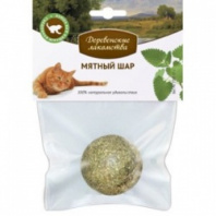 Деревенские Мятный шар лакомства для кошек 