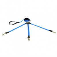 Зооник Комплект поводок 1,5 м + сворка тройная 20 мм, 1 уп