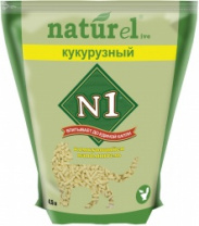 Наполнитель №1 Naturel комкующийся кукурузный 4,5л 22889 