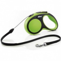 Рулетка Flexi New Comfort S 5м/12кг д/с трос/зеленый