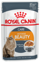 Корм для кошек Royal Canin Intense Beauty Корм консервированный для взрослых кошек, желе, 85г 