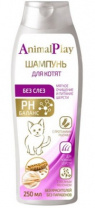 Шампунь д/котят Без слез с витаминами 250 мл Animal Play