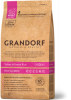 Сухой низкозерновой корм GRANDORF для собак всех пород индейка с рисом 3 кг