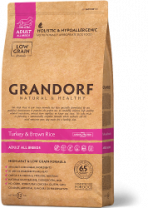 Сухой низкозерновой корм GRANDORF для собак всех пород индейка с рисом 3 кг Сухой низкозерновой корм GRANDORF для собак всех пород индейка с рисом 3 кг